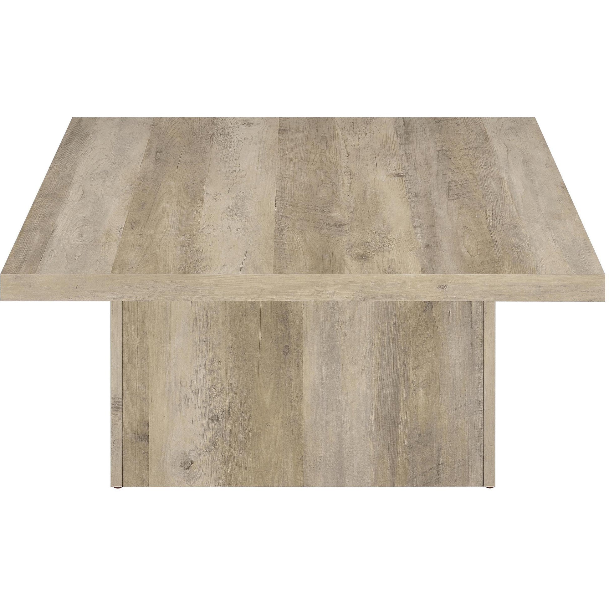  Coaster Furniture Devar 710878-S2 2-piece Square Coffee End Table Set - Distressed Pine IMAGE 12