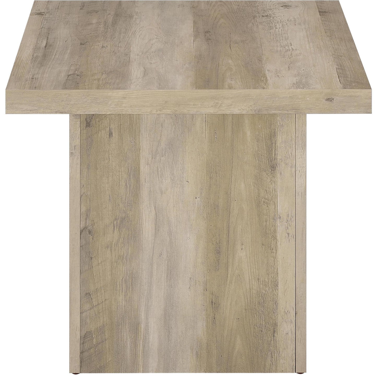  Coaster Furniture Devar 710878-S2 2-piece Square Coffee End Table Set - Distressed Pine IMAGE 7