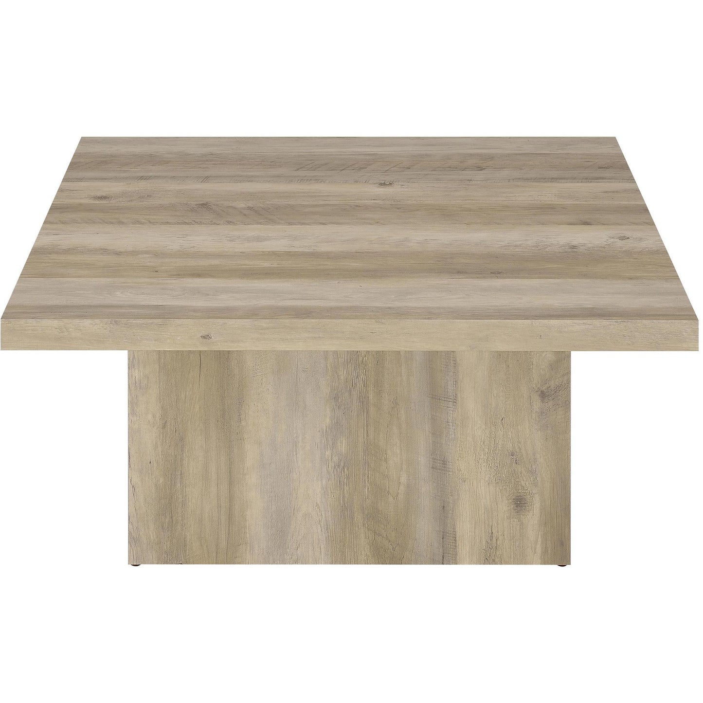  Coaster Furniture Devar 710878-S3 3-piece Square Coffee End Table Set - Distressed Pine IMAGE 9
