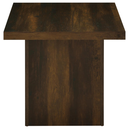  Coaster Furniture Devar 710887 Square Engineered Wood End Table - Dark Pine IMAGE 5