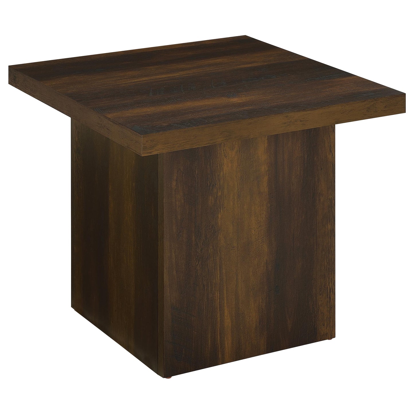  Coaster Furniture Devar 710887 Square Engineered Wood End Table - Dark Pine IMAGE 8