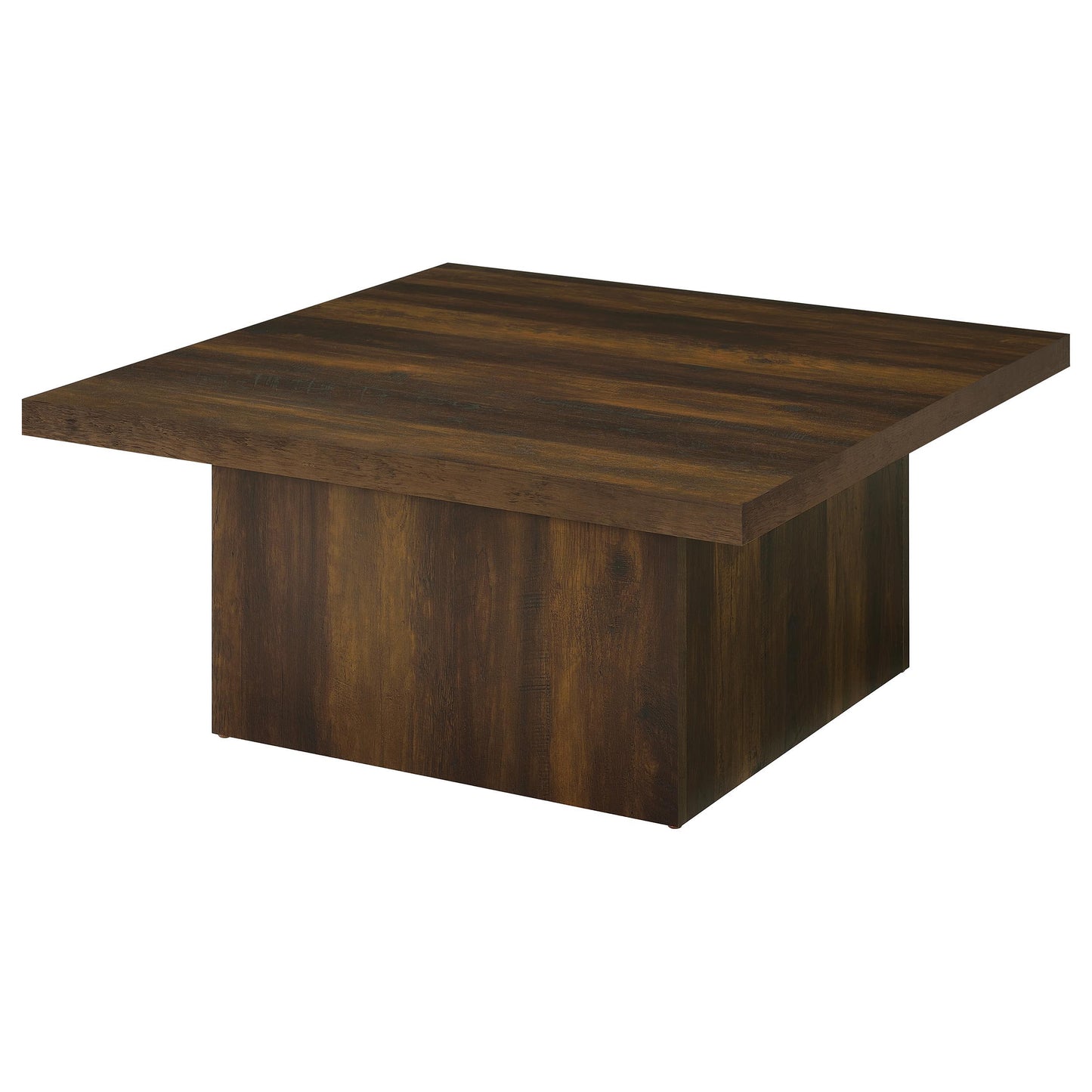  Coaster Furniture Devar 710888 Square Engineered Wood Coffee Table - Dark Pine IMAGE 2