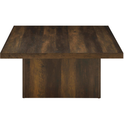  Coaster Furniture Devar 710888-S2 2-piece Square Coffee and End Table Set - Dark Pine IMAGE 11