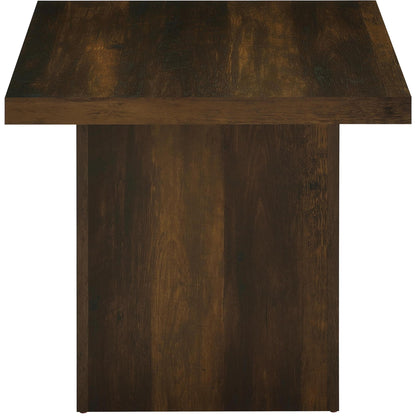  Coaster Furniture Devar 710888-S2 2-piece Square Coffee and End Table Set - Dark Pine IMAGE 7