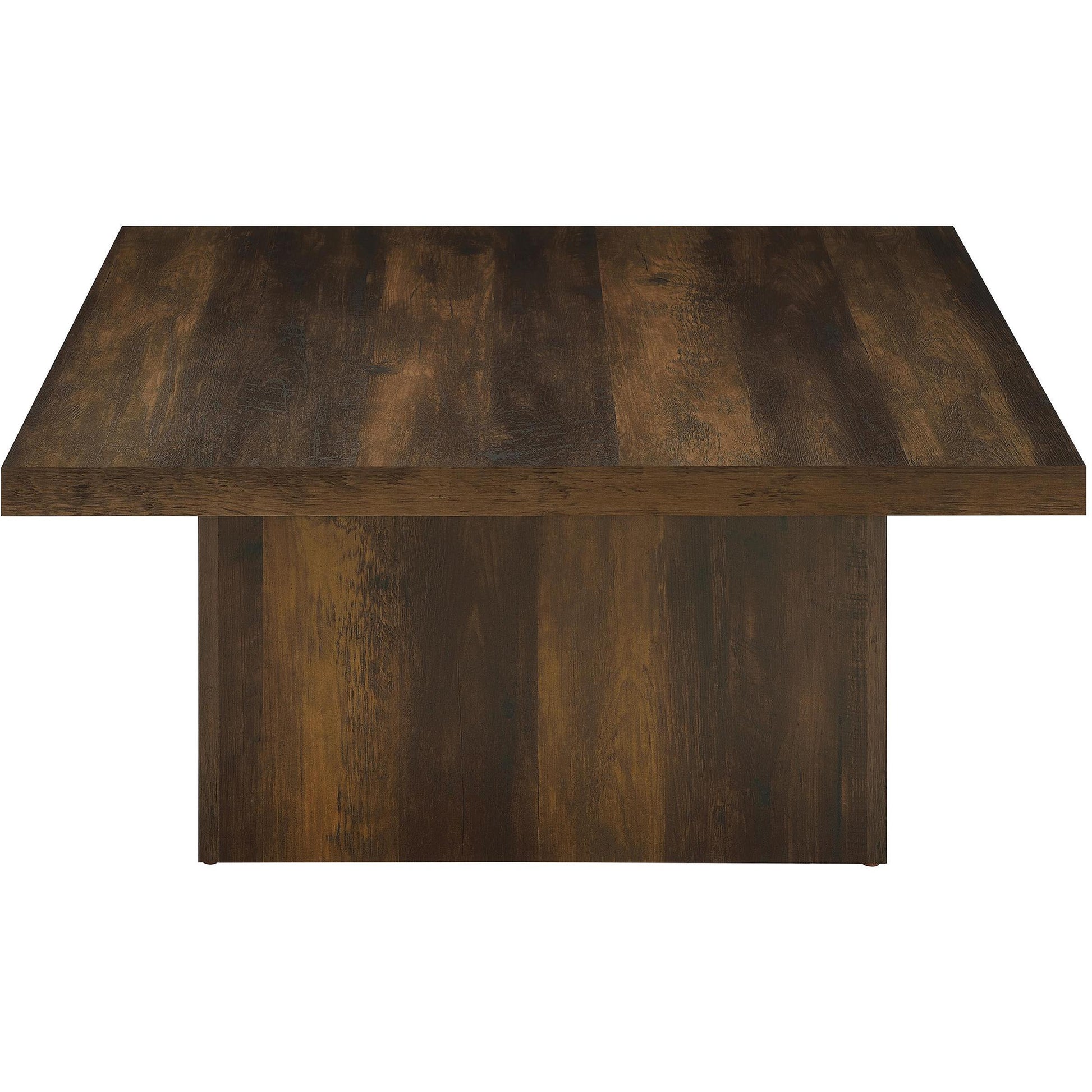  Coaster Furniture Devar 710888-S3 3-piece Square Coffee and End Table Set - Dark Pine IMAGE 11