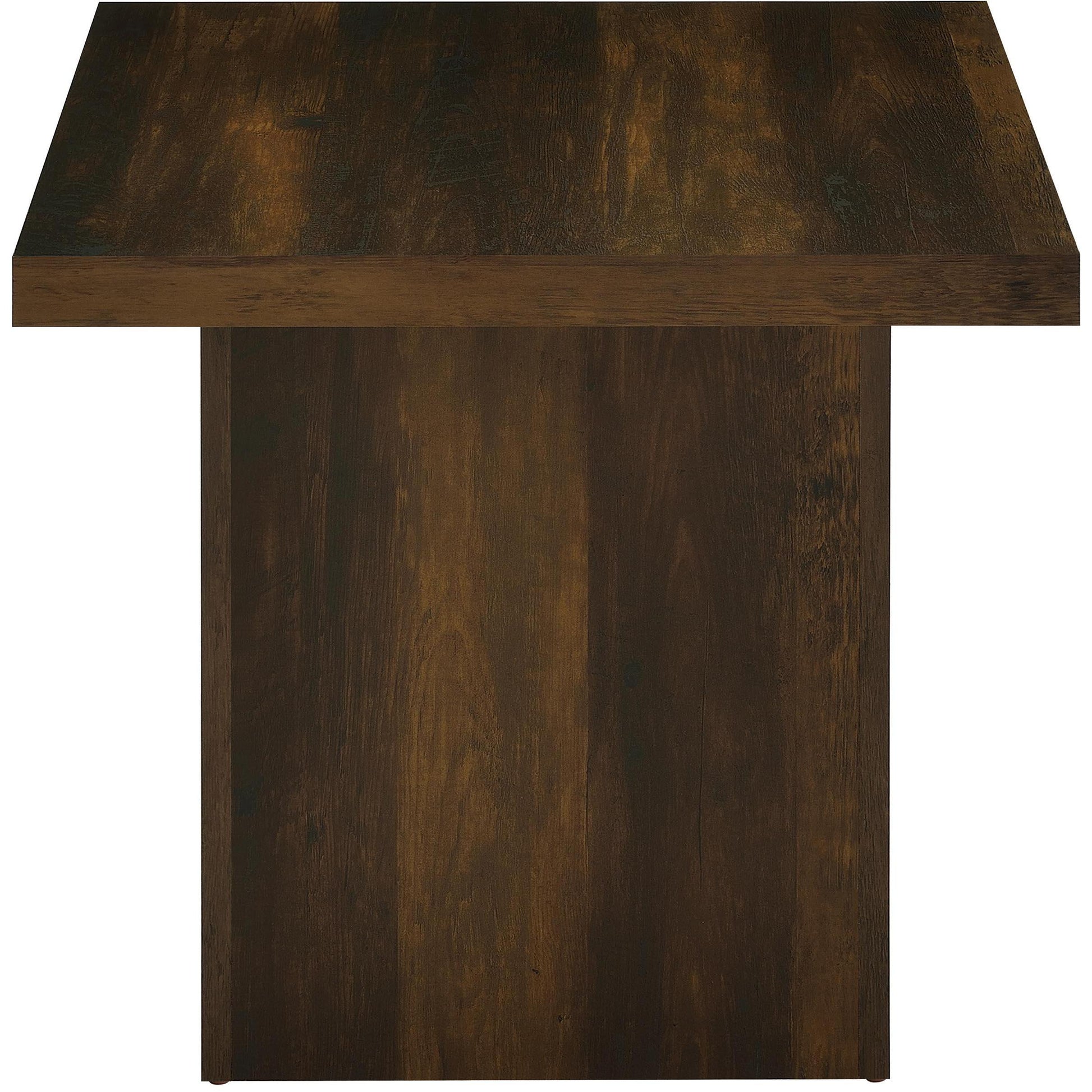  Coaster Furniture Devar 710888-S3 3-piece Square Coffee and End Table Set - Dark Pine IMAGE 7