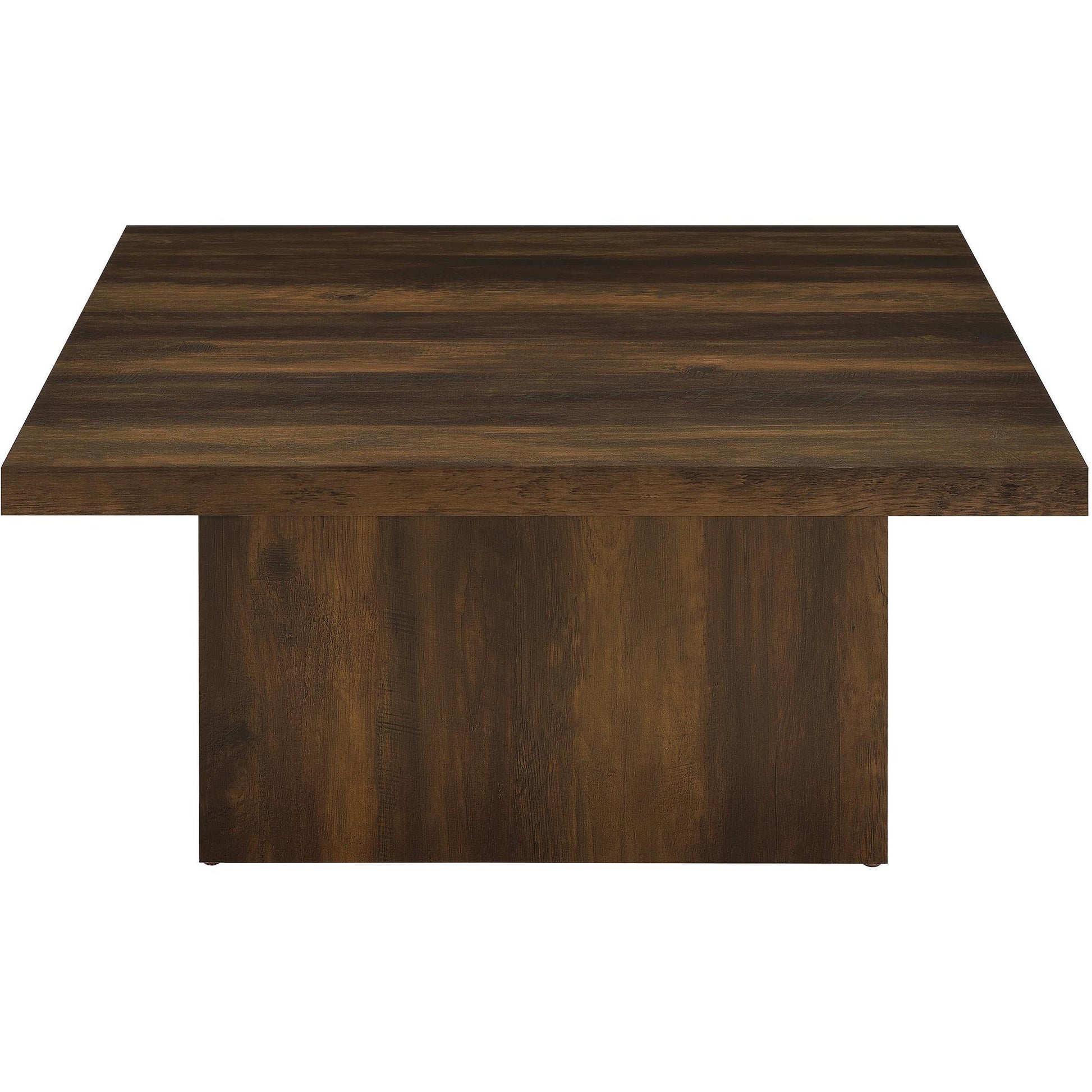  Coaster Furniture Devar 710888-S3 3-piece Square Coffee and End Table Set - Dark Pine IMAGE 9