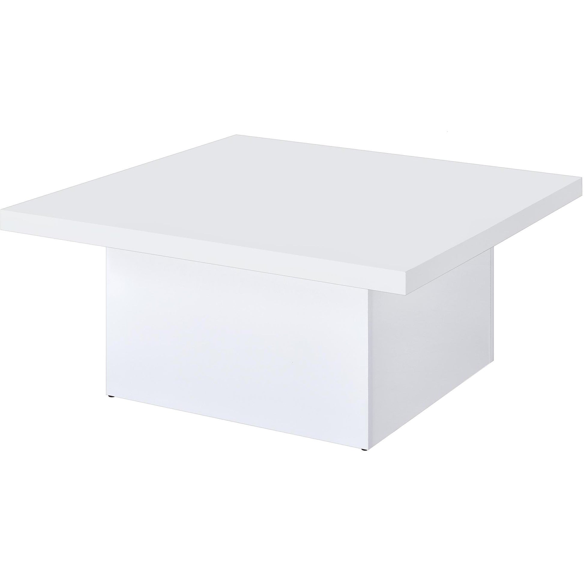  Coaster Furniture Devar 710898-S2 2-piece Square Coffee End Table Set - White High Gloss IMAGE 10