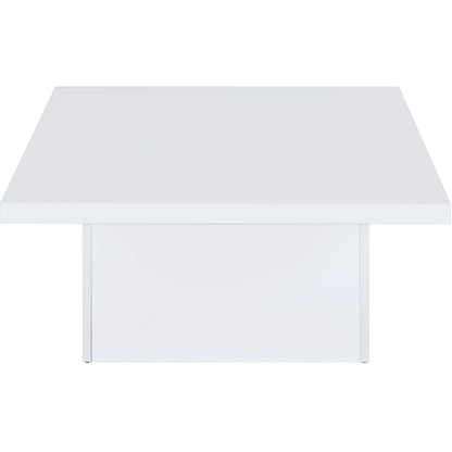  Coaster Furniture Devar 710898-S2 2-piece Square Coffee End Table Set - White High Gloss IMAGE 12