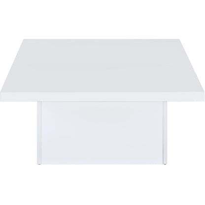  Coaster Furniture Devar 710898-S3 3-piece Square Coffee End Table Set - White High Gloss IMAGE 11