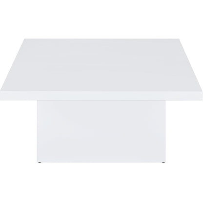  Coaster Furniture Devar 710898-S3 3-piece Square Coffee End Table Set - White High Gloss IMAGE 9