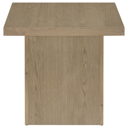  Coaster Furniture Devar 710917 Square Engineered Wood End Table - Latte IMAGE 3