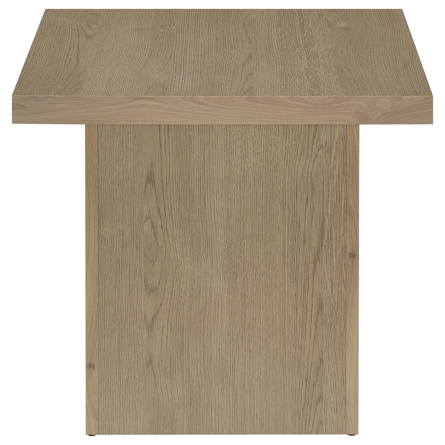  Coaster Furniture Devar 710917 Square Engineered Wood End Table - Latte IMAGE 6