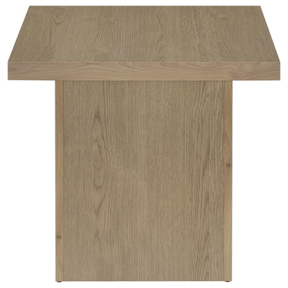  Coaster Furniture Devar 710917 Square Engineered Wood End Table - Latte IMAGE 6