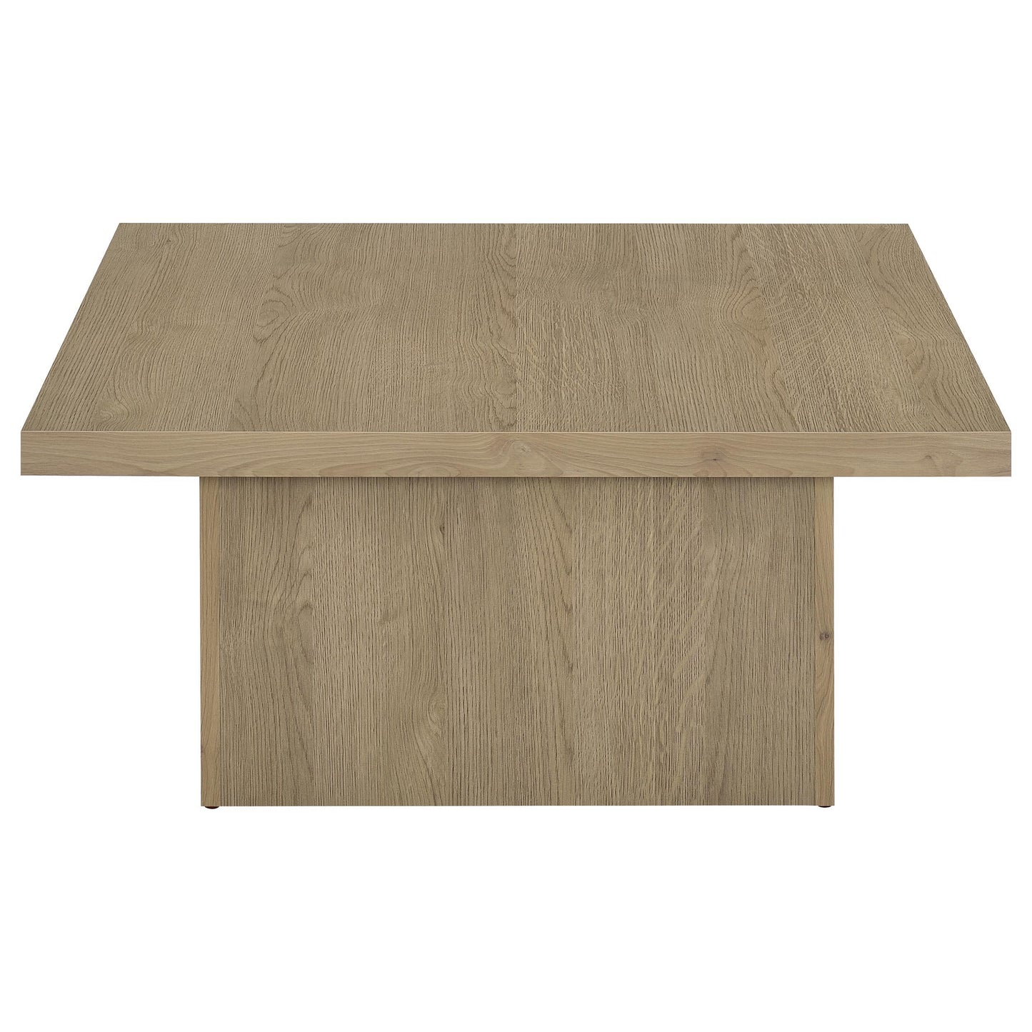  Coaster Furniture Devar 710918 Square Engineered Wood Coffee Table - Latte IMAGE 3