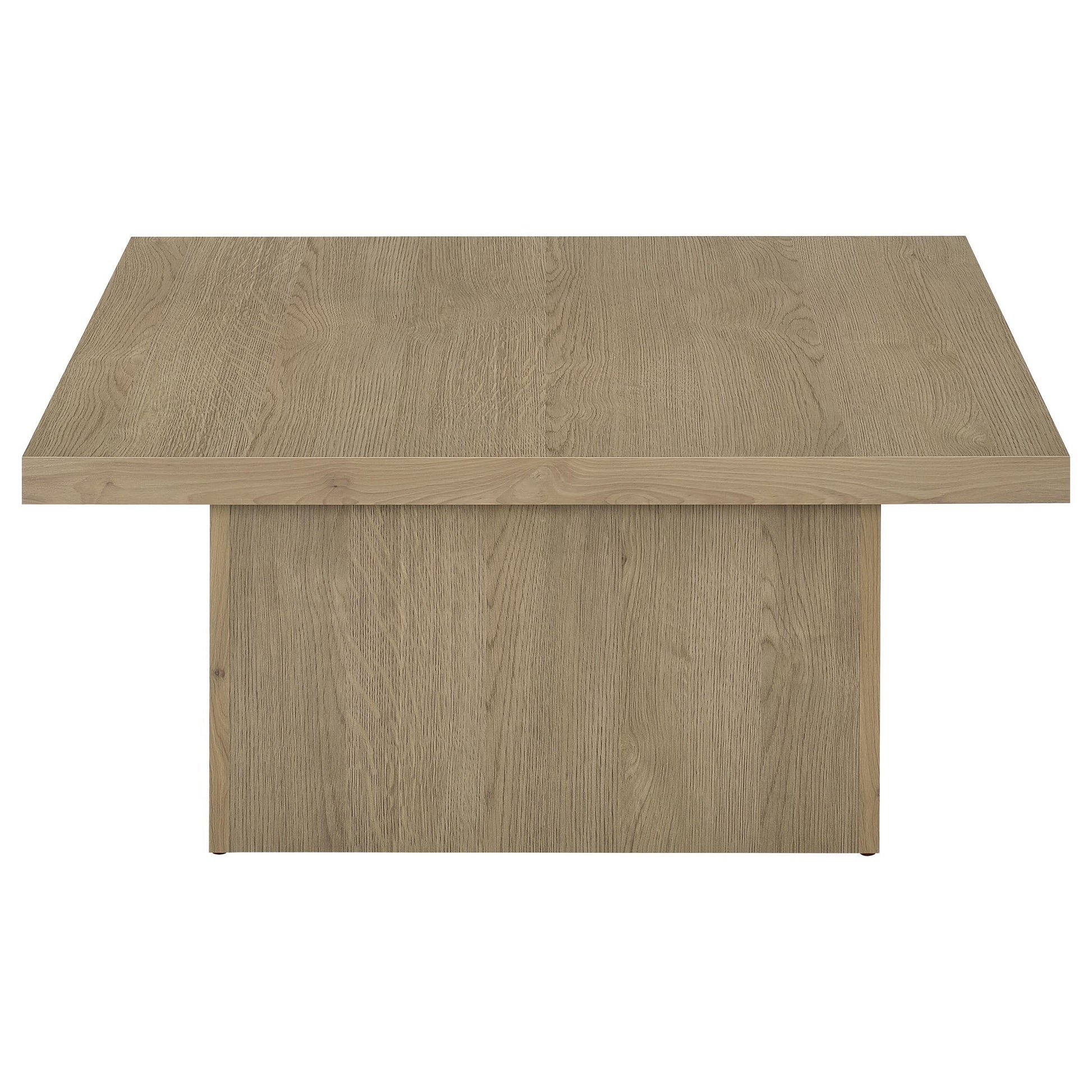  Coaster Furniture Devar 710918 Square Engineered Wood Coffee Table - Latte IMAGE 5