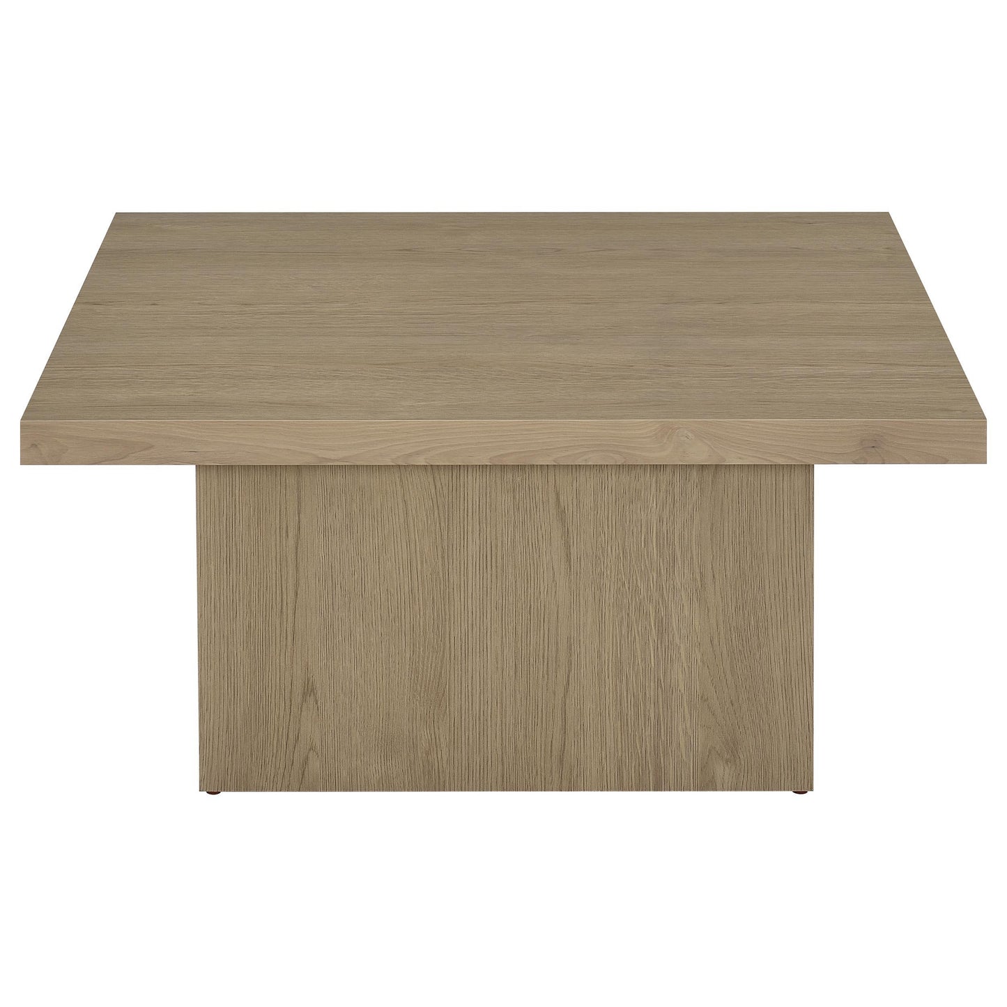  Coaster Furniture Devar 710918 Square Engineered Wood Coffee Table - Latte IMAGE 6