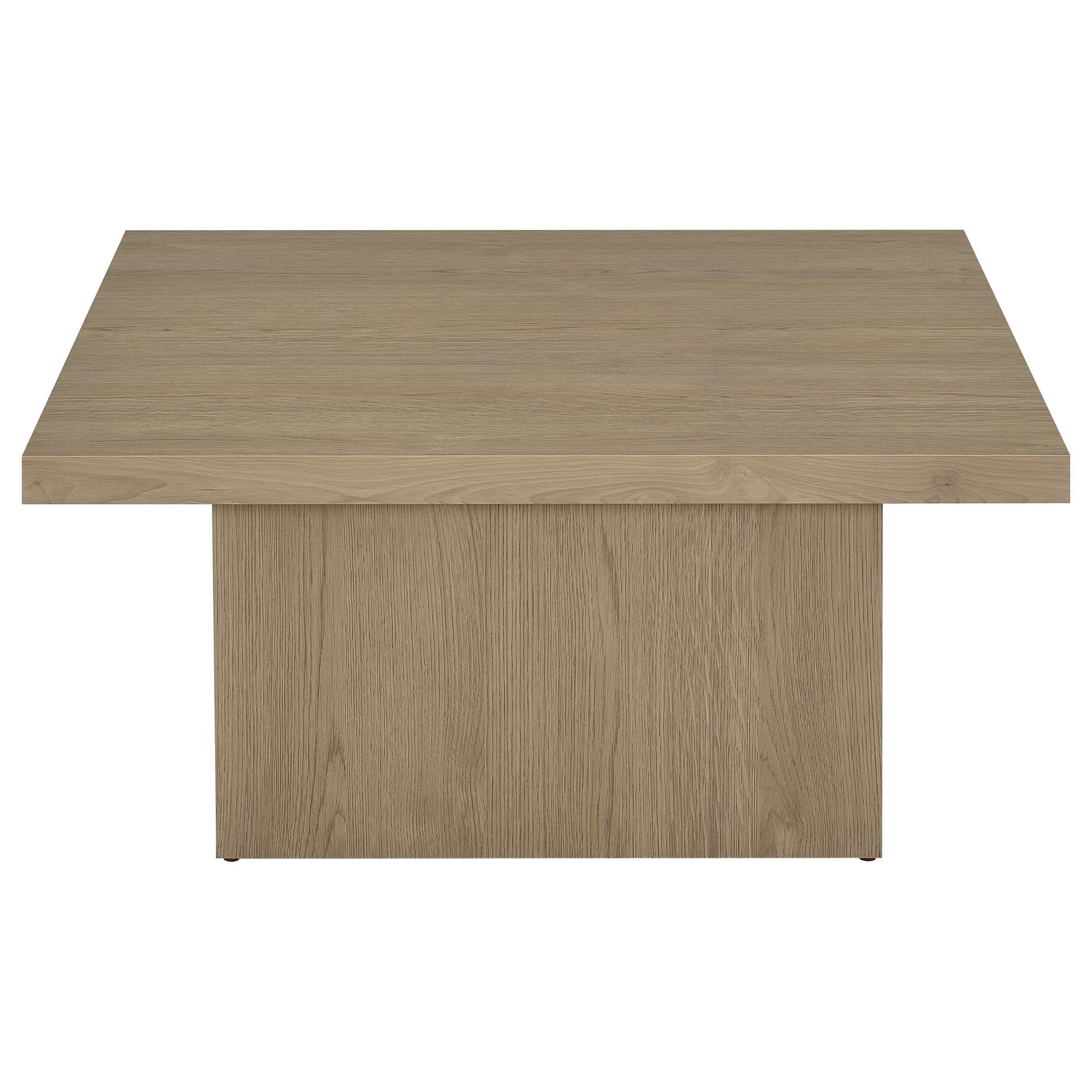  Coaster Furniture Devar 710918 Square Engineered Wood Coffee Table - Latte IMAGE 6