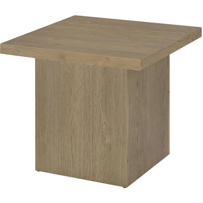  Coaster Furniture Devar 710918-S2 2-piece Square Cocktail Coffee End Table Set - Latte IMAGE 5