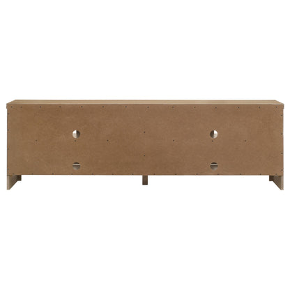  Coaster Furniture Brenham 720130 79-inch 4-door TV Stand Media Console - Washed Oak IMAGE 7