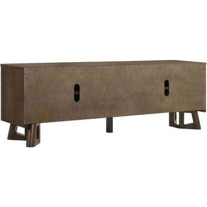  Coaster Furniture Trotter 720133 71-inch 4-Door Wood TV Stand Media Console - Brown IMAGE 8