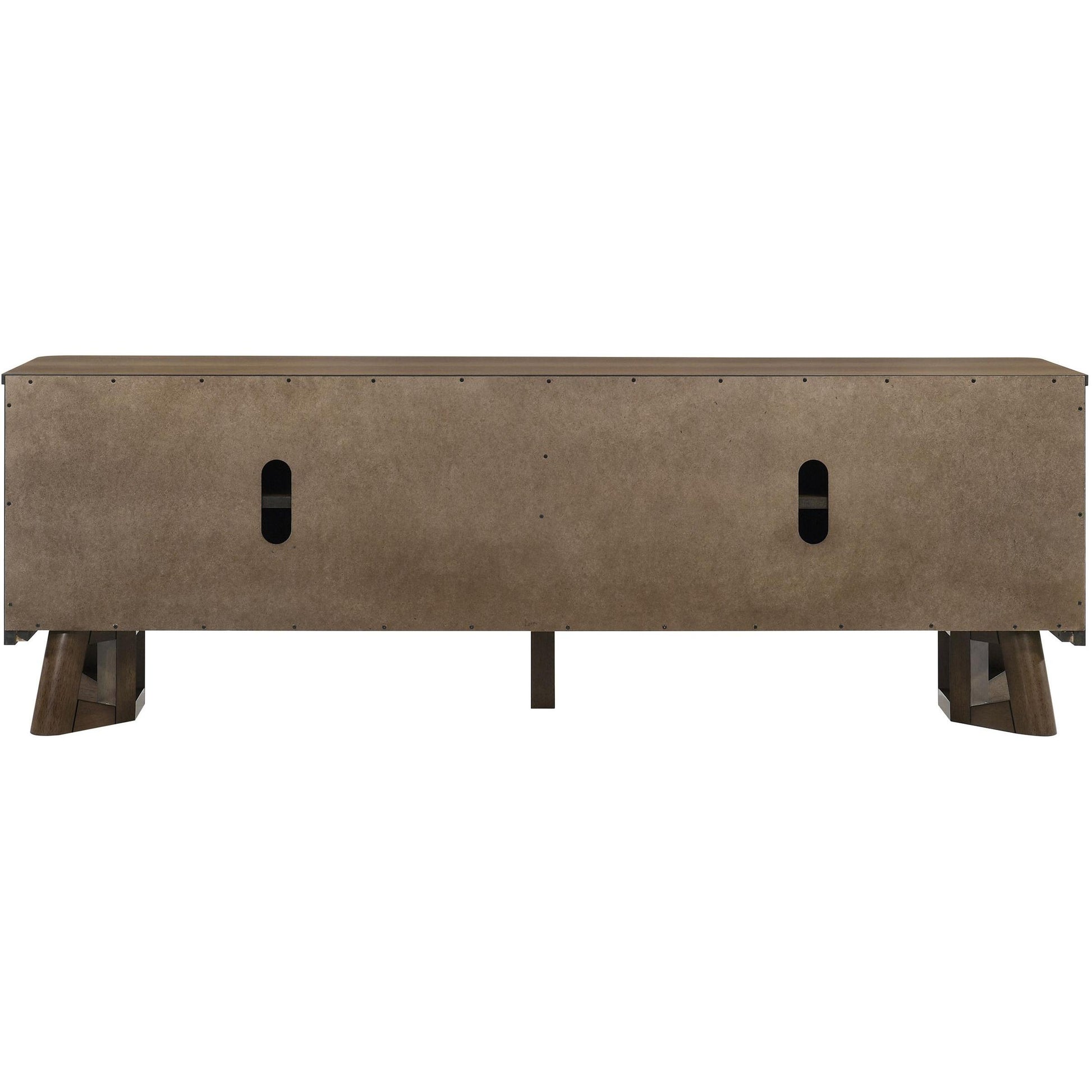  Coaster Furniture Trotter 720133 71-inch 4-Door Wood TV Stand Media Console - Brown IMAGE 9
