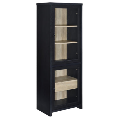  Coaster Furniture Denison 720223-SET 3-piece Entertainment Center 79-inch TV Stand - Black IMAGE 11