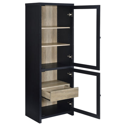  Coaster Furniture Denison 720223-SET 3-piece Entertainment Center 79-inch TV Stand - Black IMAGE 12