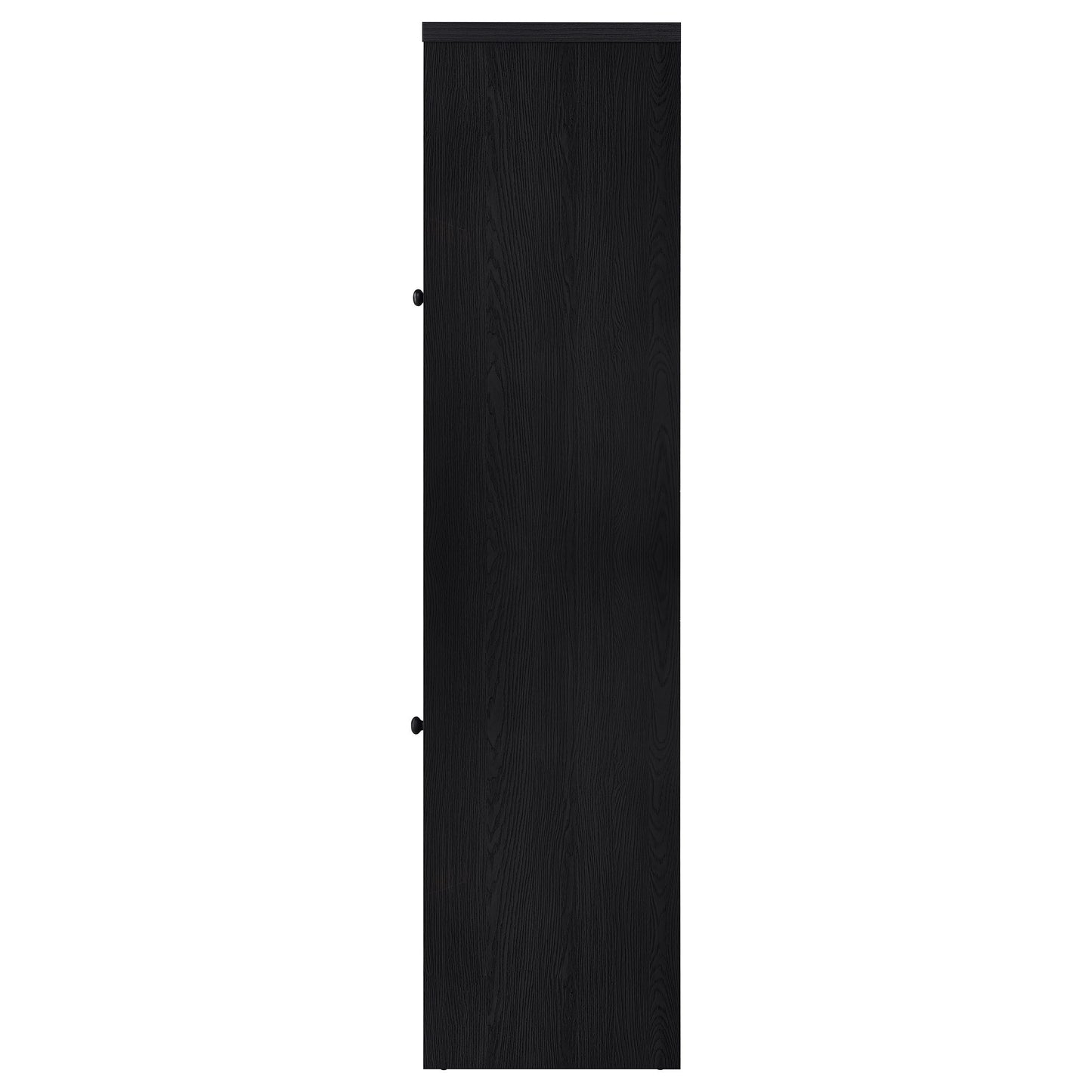  Coaster Furniture Denison 720223-SET 3-piece Entertainment Center 79-inch TV Stand - Black IMAGE 5