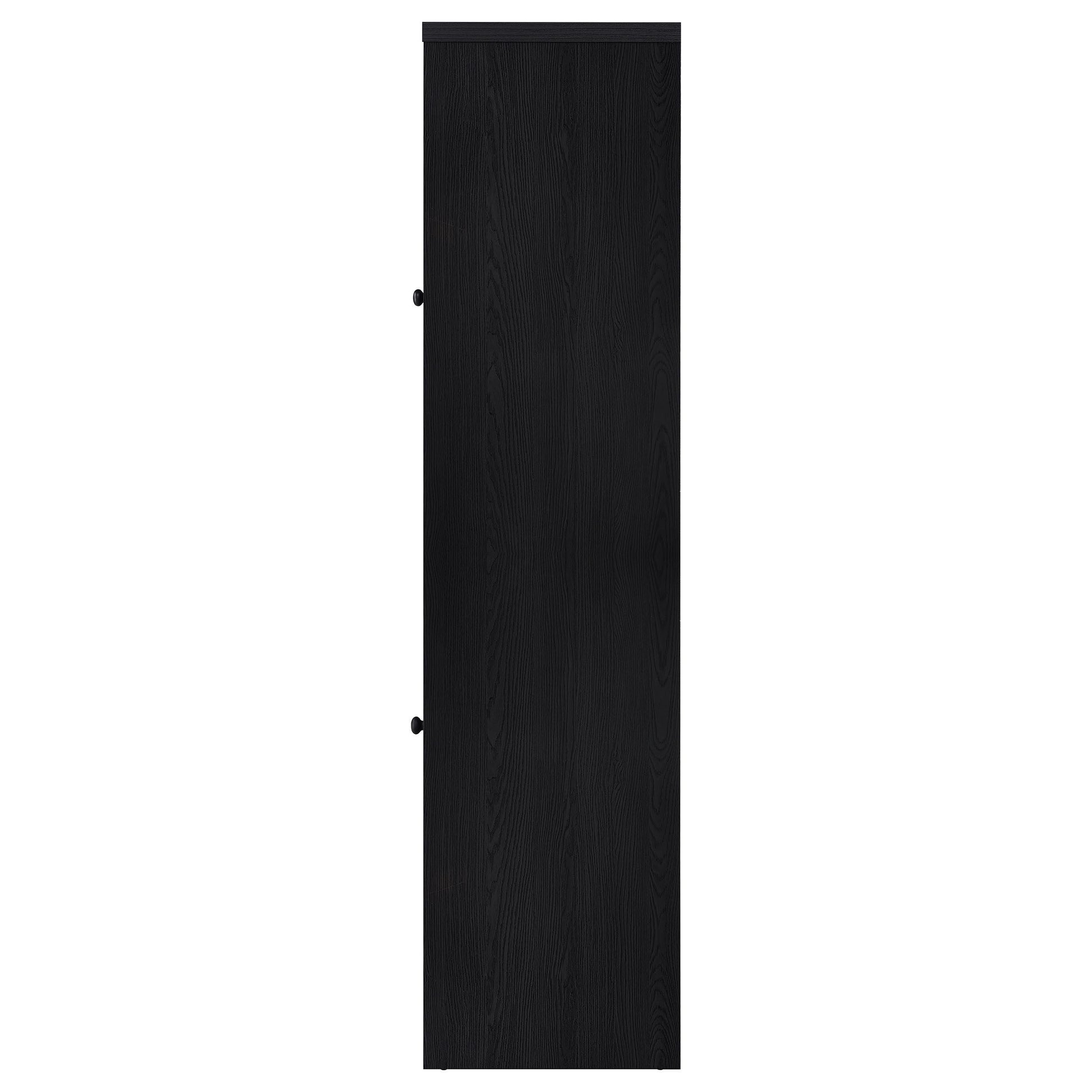 Coaster Furniture Denison 720223-SET 3-piece Entertainment Center 79-inch TV Stand - Black IMAGE 5