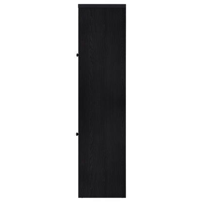  Coaster Furniture Denison 720223-SET 3-piece Entertainment Center 79-inch TV Stand - Black IMAGE 5