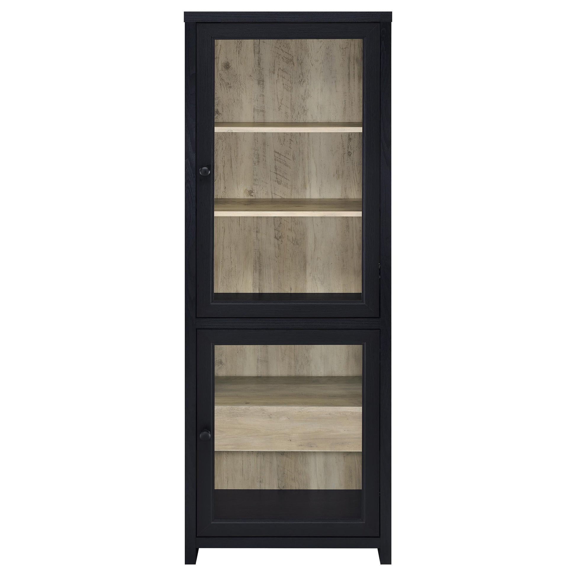  Coaster Furniture Denison 720224 67-inch 2-door Media Tower Storage Cabinet - Black IMAGE 9