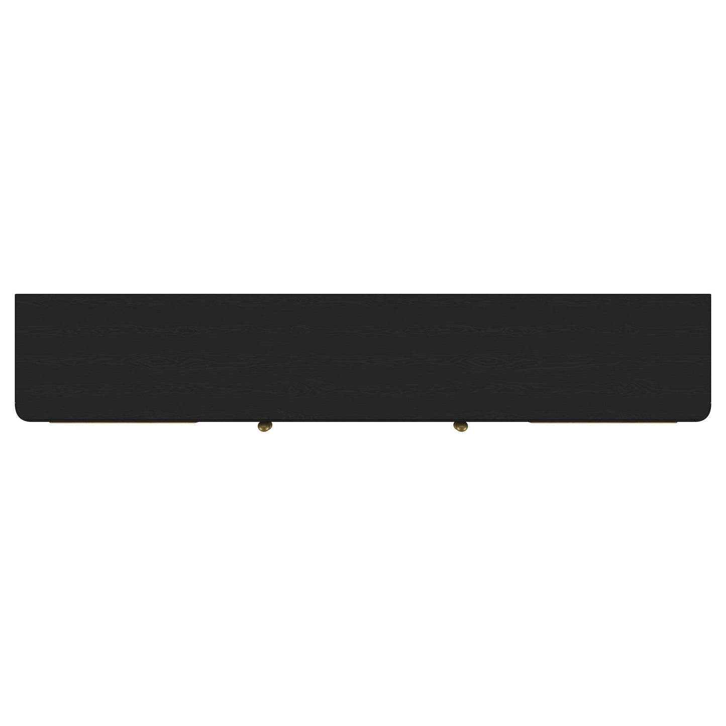  Coaster Furniture Arini 720263 Rattan Cane 2-door TV Stand Media Console - Black IMAGE 2