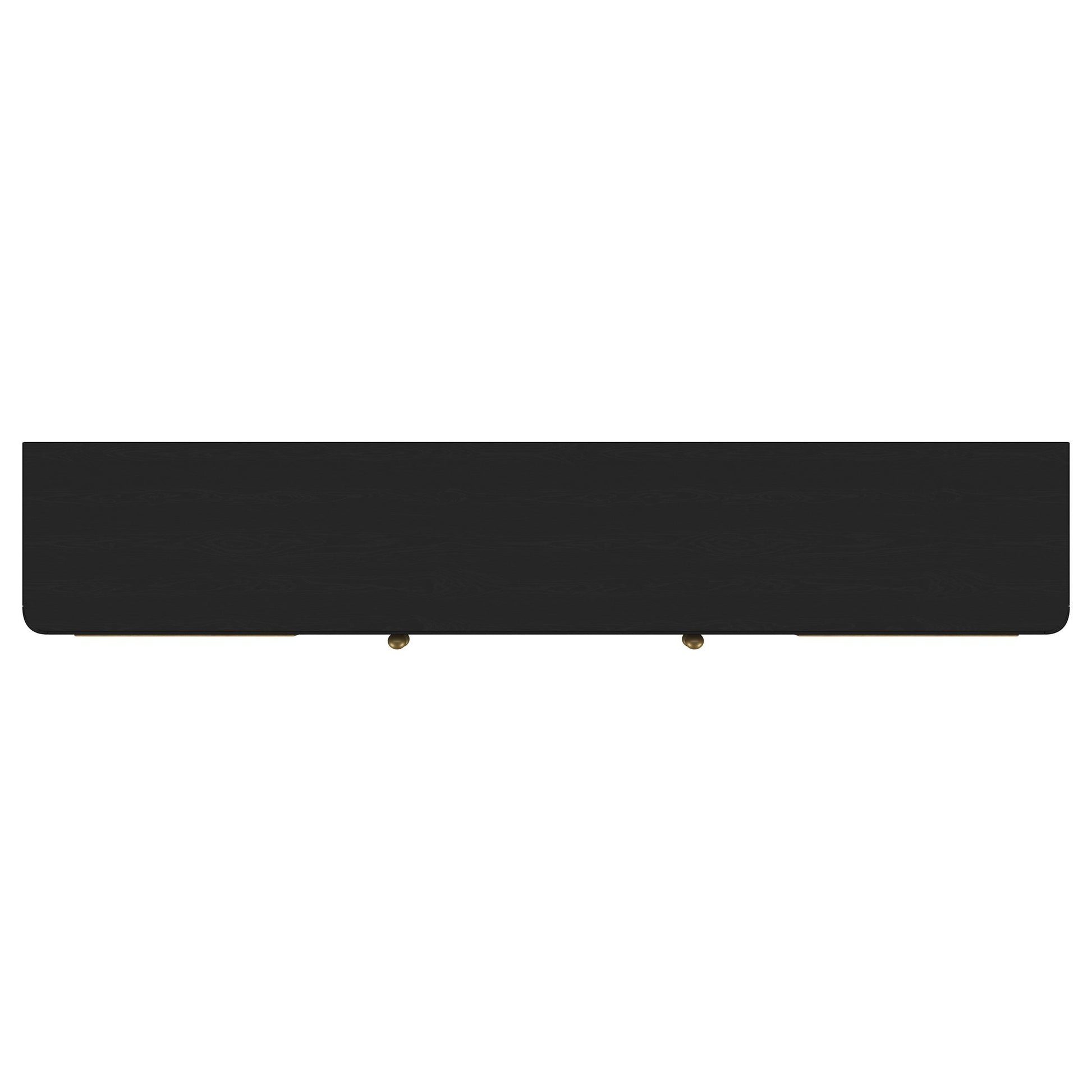  Coaster Furniture Arini 720263 Rattan Cane 2-door TV Stand Media Console - Black IMAGE 2