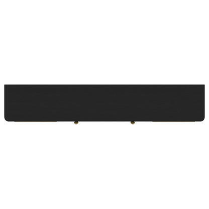  Coaster Furniture Arini 720263 Rattan Cane 2-door TV Stand Media Console - Black IMAGE 2