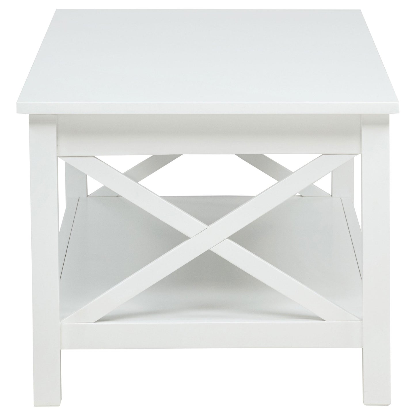  Coaster Furniture Skyview 722088 44-inch Rectangular Lift Top Coffee Table - White IMAGE 7