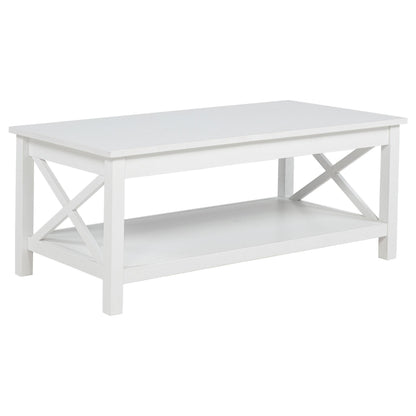  Coaster Furniture Skyview 722088-S2 2-piece Rectangular Lift Top Coffee Table Set - White IMAGE 11