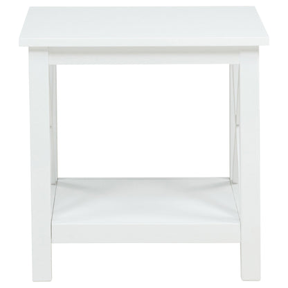  Coaster Furniture Skyview 722088-S2 2-piece Rectangular Lift Top Coffee Table Set - White IMAGE 3