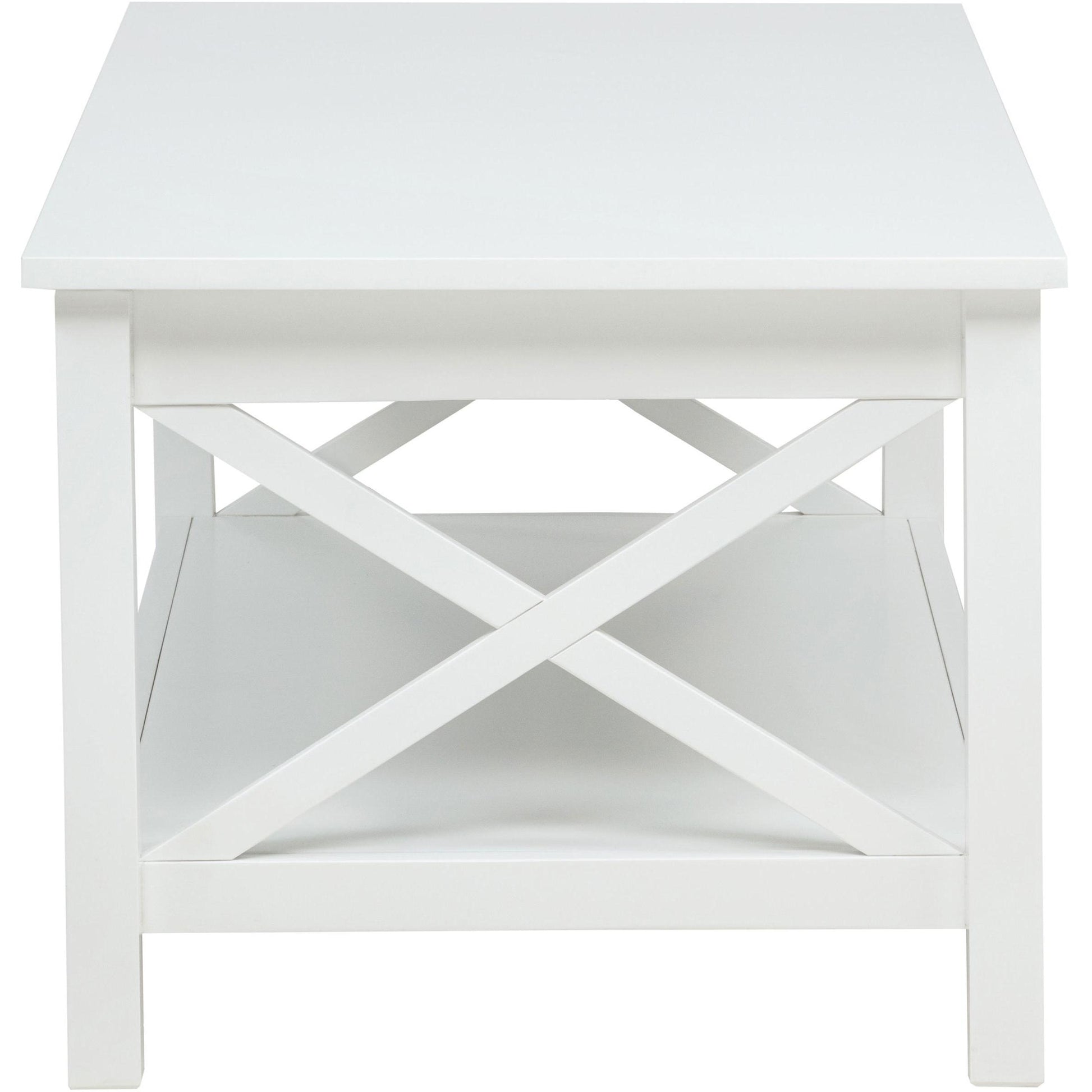  Coaster Furniture Skyview 722088-S3 3-piece Rectangular Lift Top Coffee Table Set - White IMAGE 10