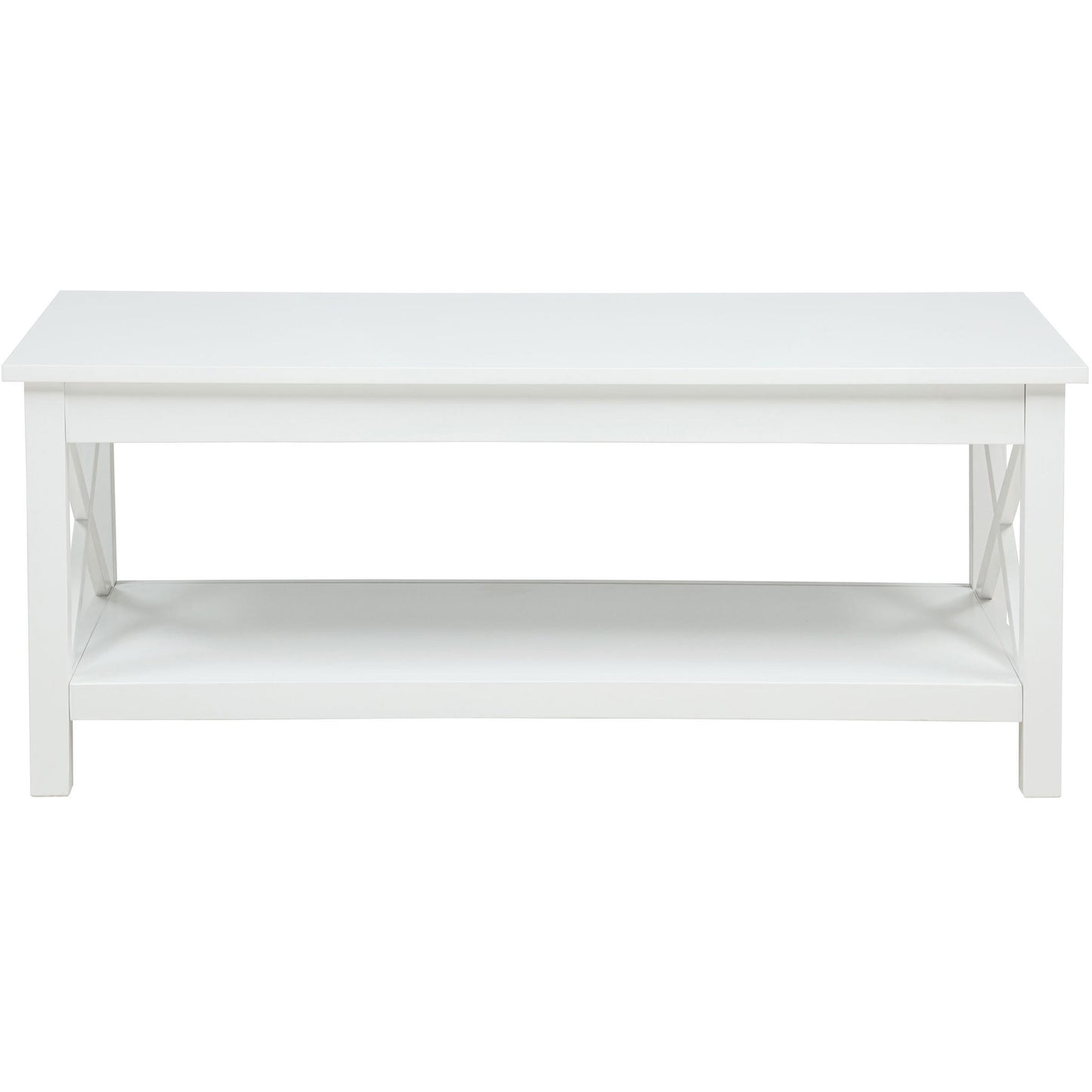  Coaster Furniture Skyview 722088-S3 3-piece Rectangular Lift Top Coffee Table Set - White IMAGE 9