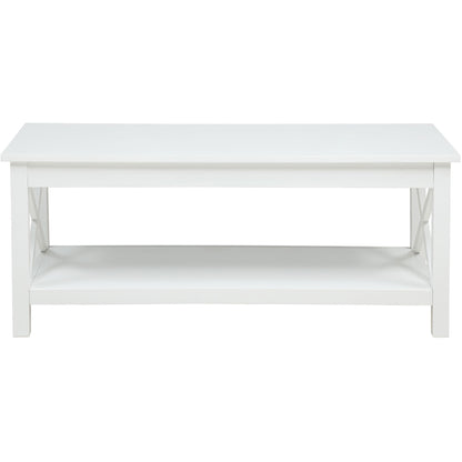  Coaster Furniture Skyview 722088-S3 3-piece Rectangular Lift Top Coffee Table Set - White IMAGE 9