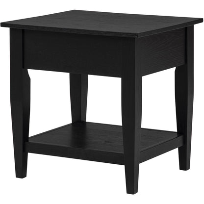  Coaster Furniture Lindenton 722727 1-drawer Wood Occasional End Table - Black IMAGE 10