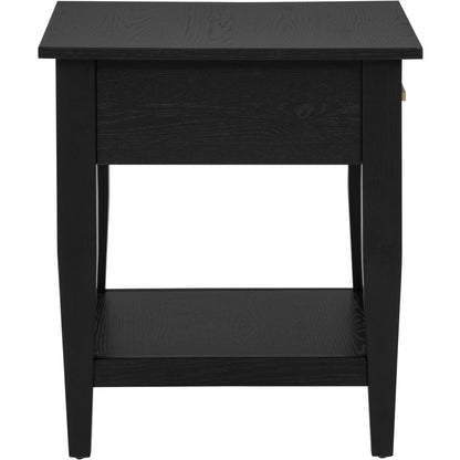  Coaster Furniture Lindenton 722727 1-drawer Wood Occasional End Table - Black IMAGE 11