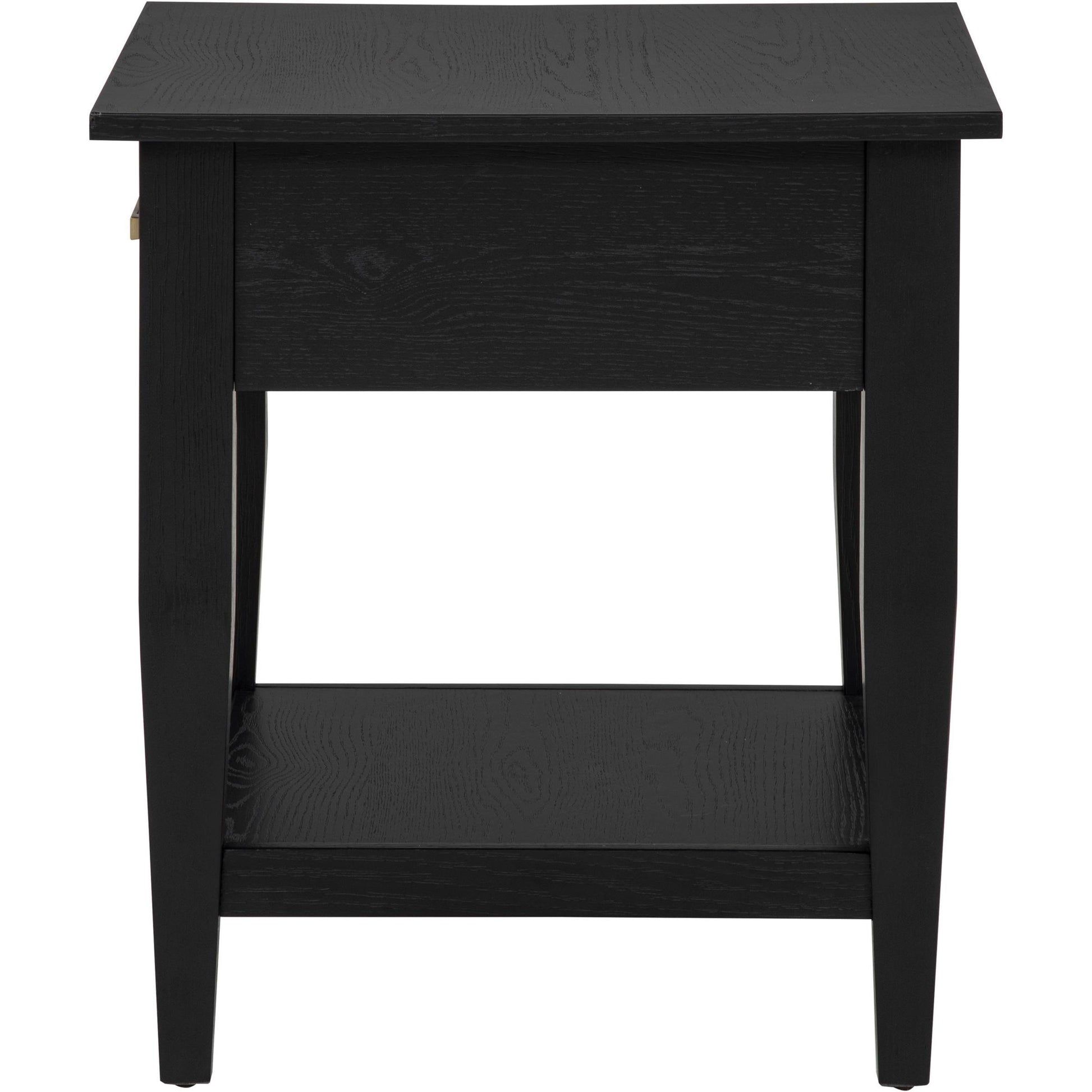  Coaster Furniture Lindenton 722727 1-drawer Wood Occasional End Table - Black IMAGE 7