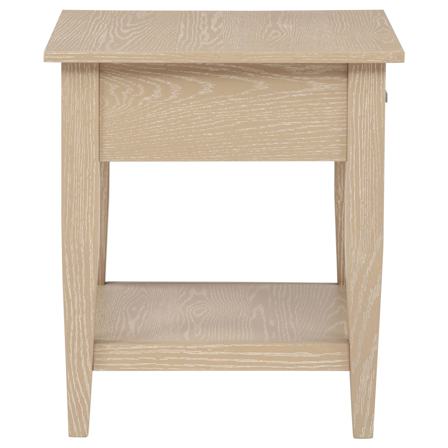  Coaster Furniture Lindenton 722757 1-drawer Wood Occasional End Table - Blonde IMAGE 7