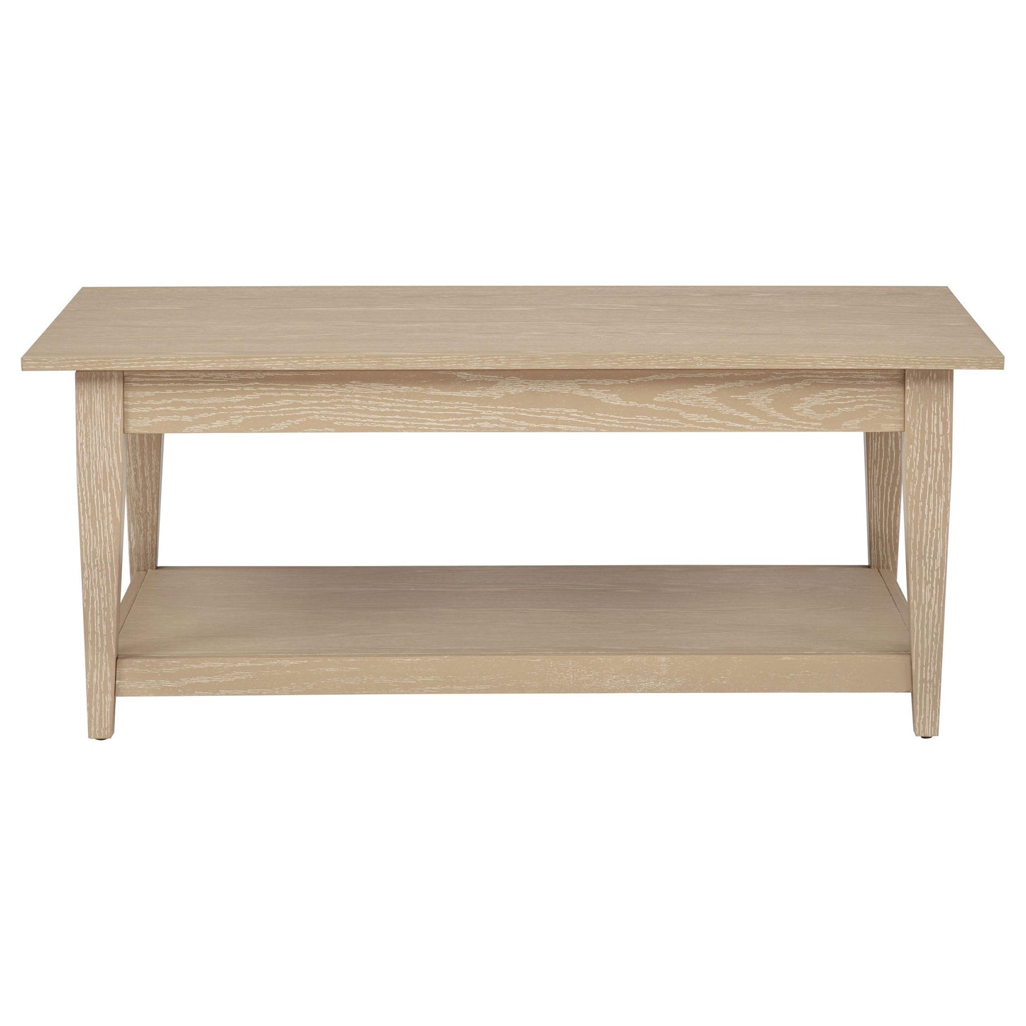  Coaster Furniture Lindenton 722758 Lift-Top Occasional Coffee Table - Blonde IMAGE 4