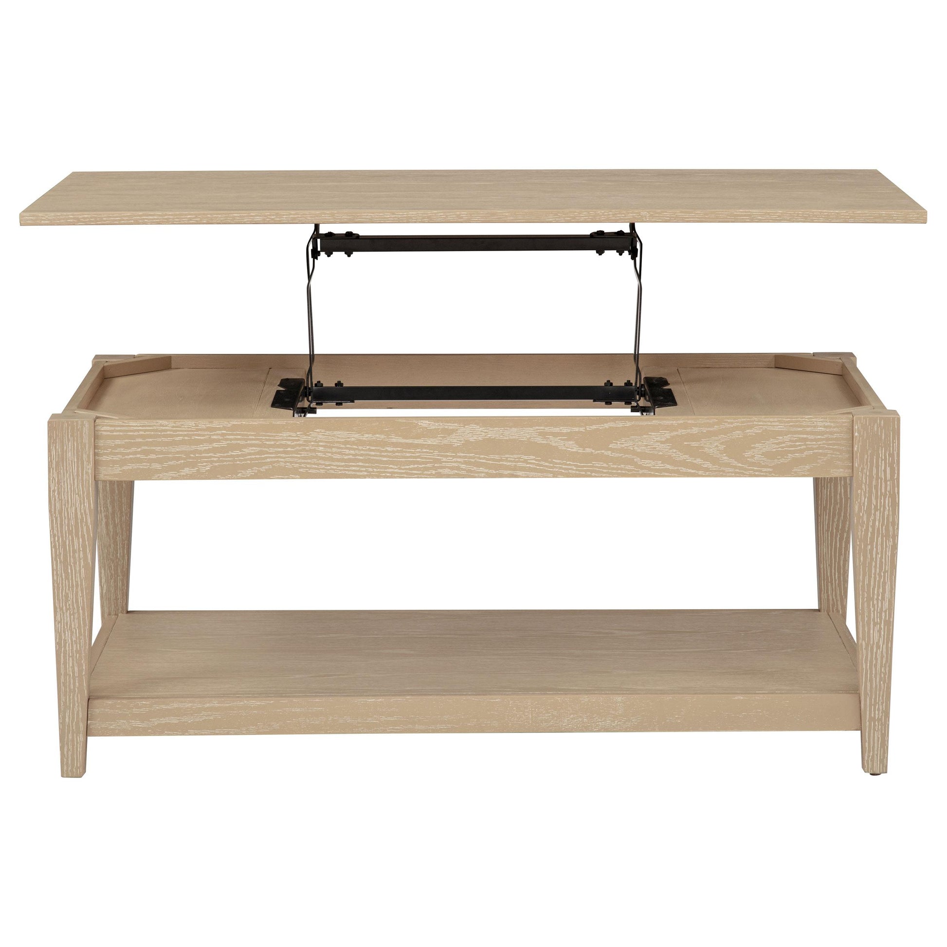  Coaster Furniture Lindenton 722758 Lift-Top Occasional Coffee Table - Blonde IMAGE 6