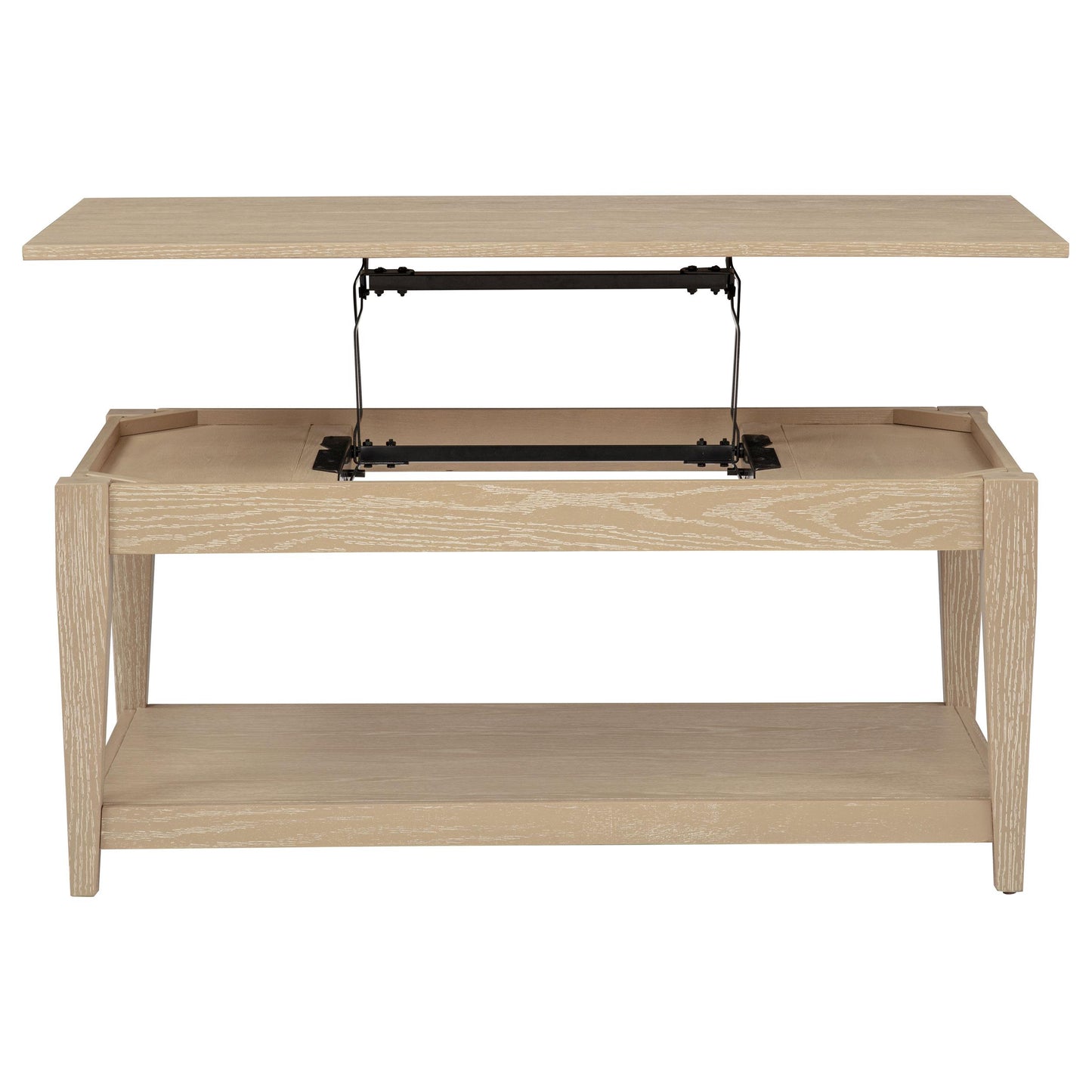  Coaster Furniture Lindenton 722758-S2 2-piece Wood Lift-Top Coffee and End Table Set - Blonde IMAGE 6