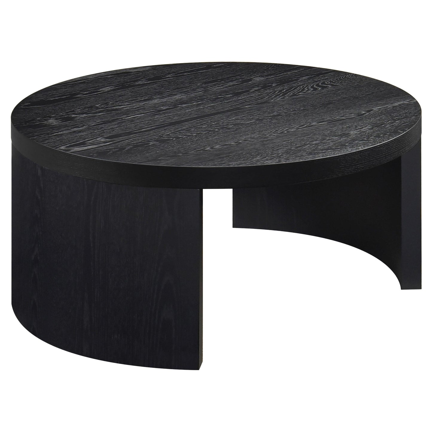  Coaster Furniture Sweeney 722828-S3 3-piece Coffee and End Occasional Table Set - Black IMAGE 3