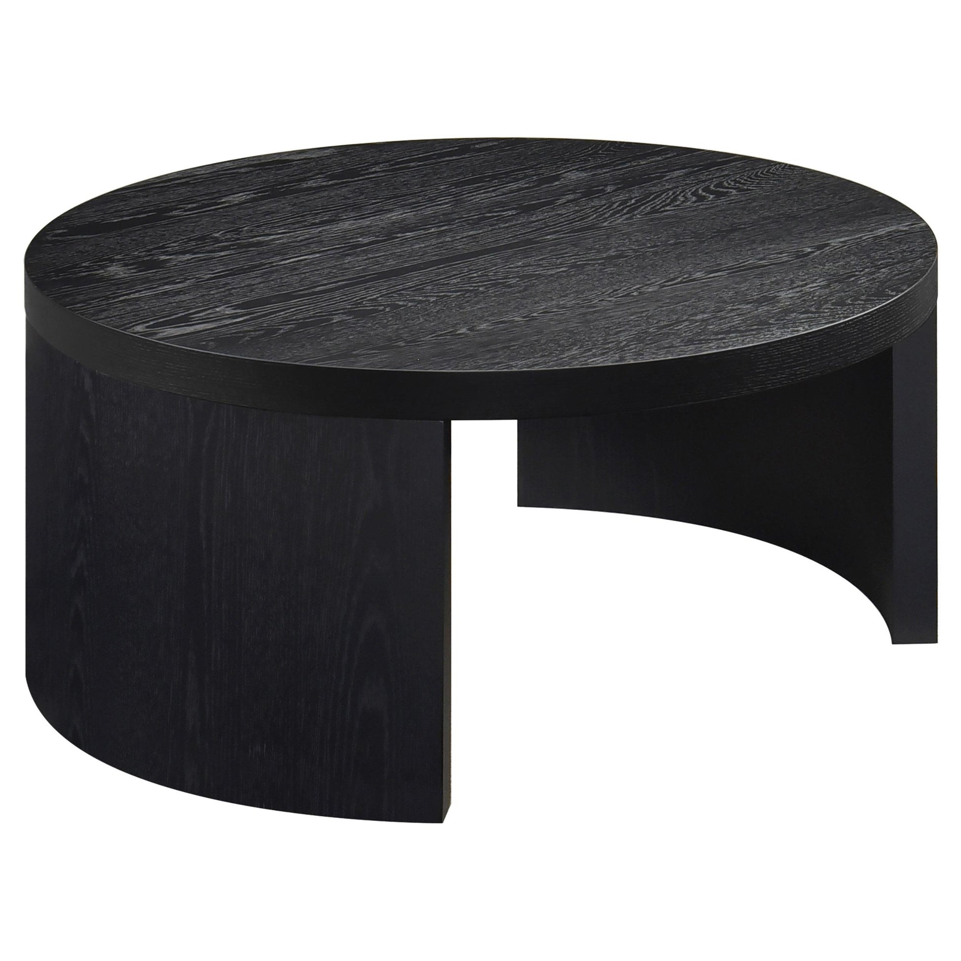  Coaster Furniture Sweeney 722828-S3 3-piece Coffee and End Occasional Table Set - Black IMAGE 3